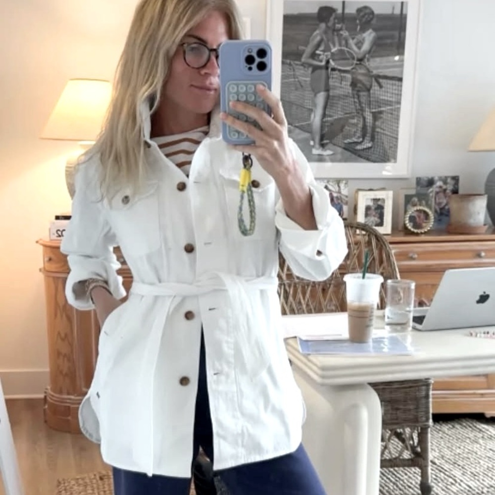 Marea by Liz Joy Denim Utility Jacket | Small